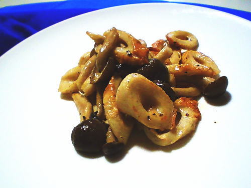 315.ちくわとしめじのこってりオイマヨ炒め