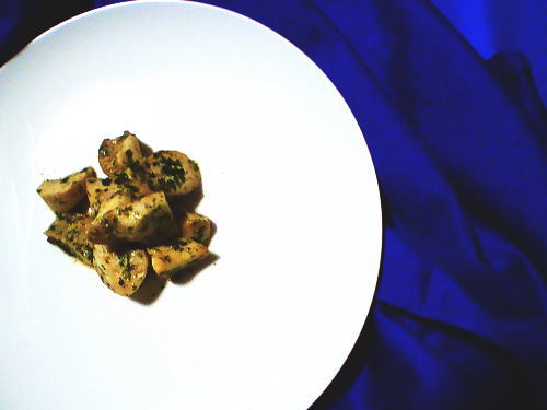 319.エリンギの青のりバタポン炒め