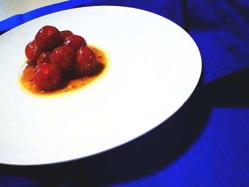 320.粒マスタードがポイント！ミニトマトのマリネ