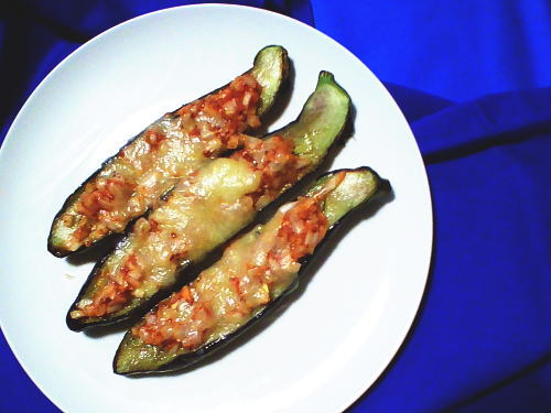 321.すぐにもう一品！ナスのチーズ焼き