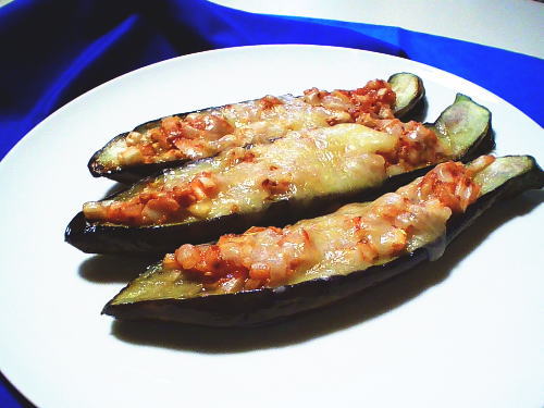 321.すぐにもう一品！ナスのチーズ焼き