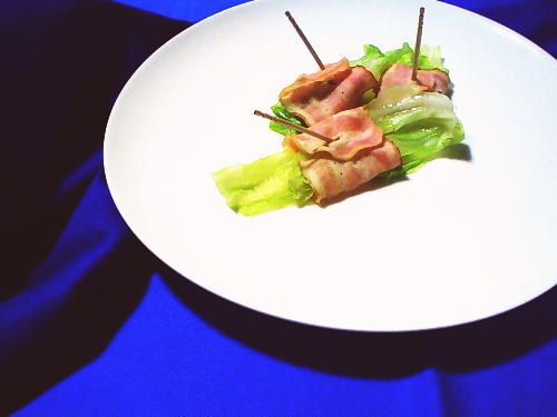 324.キャベツのベーコン巻き