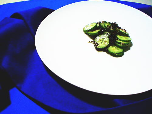 325.居酒屋さんメニュー！キュウリの塩昆布和え