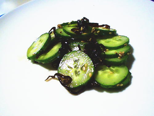 325.居酒屋さんメニュー！キュウリの塩昆布和え