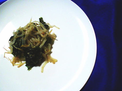 335.レンジで簡単！もやしとわかめの無限ナムル