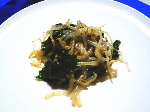 335.レンジで簡単！もやしとわかめの無限ナムル