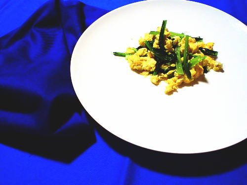 341.小松菜と卵の中華炒め