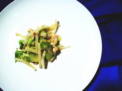 344.マヨポン酢で！大根とセロリのツナ和えサラダ