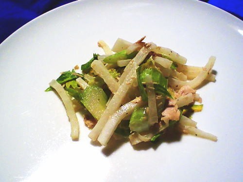 344.マヨポン酢で！大根とセロリのツナ和えサラダ