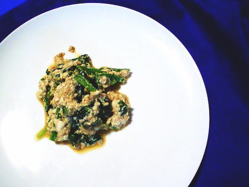 349.基本の白和え！　ほうれん草の白和え