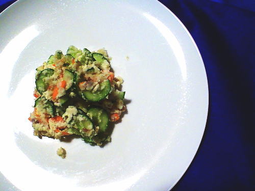 350.ポテトサラダ？レンジで簡単おからのサラダ