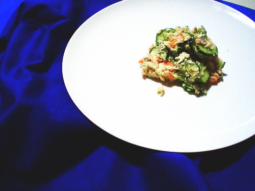 350.ポテトサラダ？レンジで簡単おからのサラダ