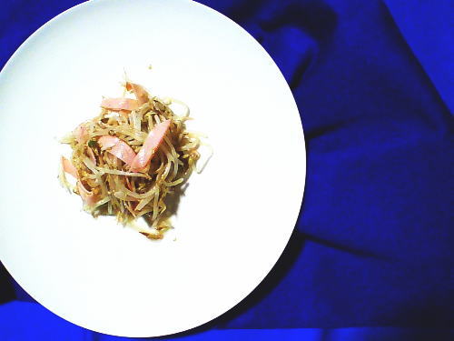 353.10分で作れる　ハムともやしのナムル