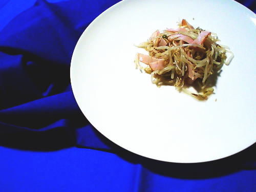 353.10分で作れる　ハムともやしのナムル