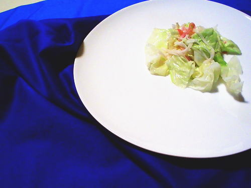 355.簡単和えるだけ！　かにかまキャベツ