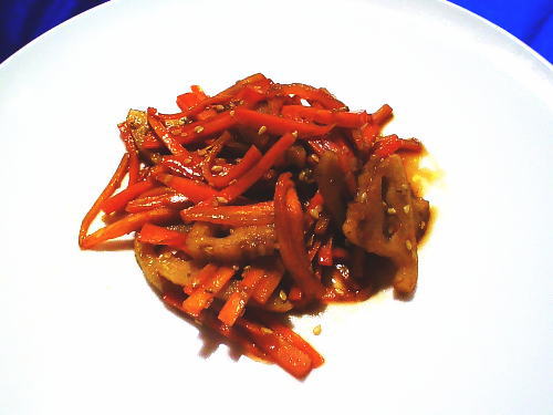 357.常備菜にレンコンのきんぴら