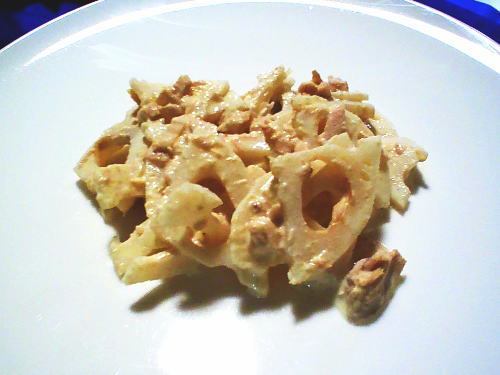 359.シャキッとぴりっと！　レンコンツナサラダ