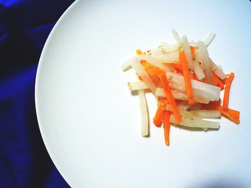 361.大根とにんじんの中華和え
