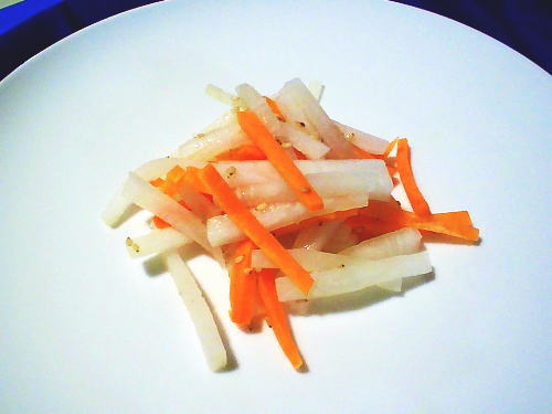 361.大根とにんじんの中華和え