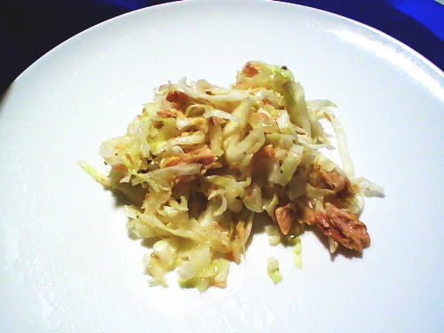 363.大量消費　キャベツとツナのコク塩ナムル