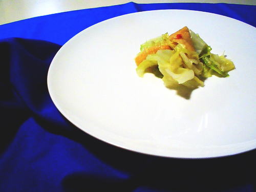 365.キャベツと油揚げのピリ辛炒め煮