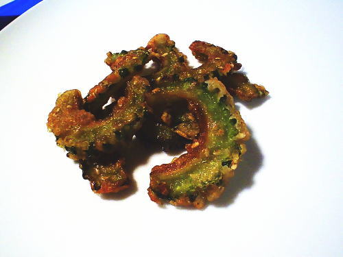 367.揚げ焼きで香ばしゴーヤの唐揚げ