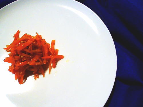 368.レンジで簡単にんじんピリ辛ナムル