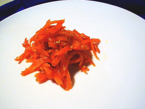 368.レンジで簡単にんじんピリ辛ナムル