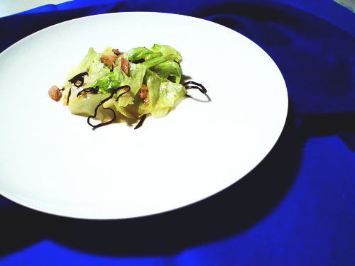 374.ツナと塩昆布の旨サニーレタスナムル