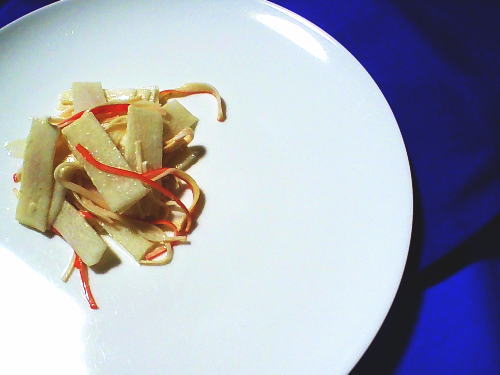 375.大根とカニカマのゆず胡椒マヨ和え