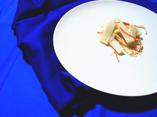 375.大根とカニカマのゆず胡椒マヨ和え