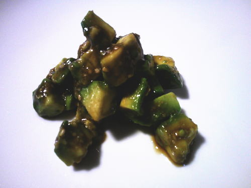 377.アボカドのごま和え