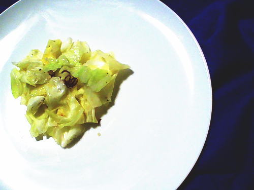 380.常備菜にキャベツのペペロン風炒め