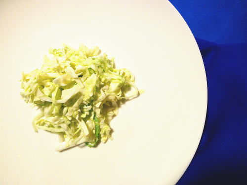 382.大量消費　キャベツだけのコールスロー風サラダ