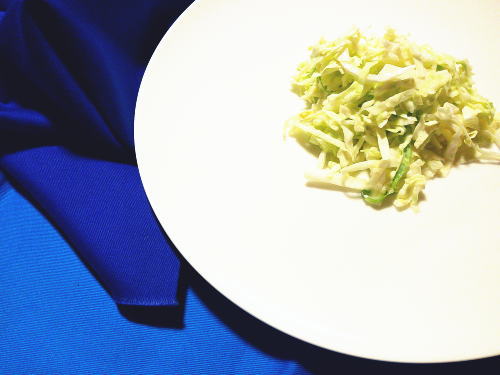 382.大量消費　キャベツだけのコールスロー風サラダ