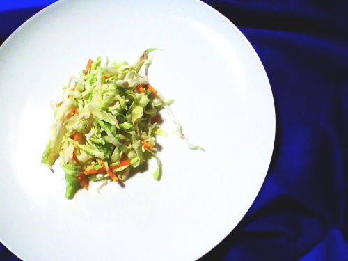 389.レンジで簡単　キャベツのマスタードマリネ