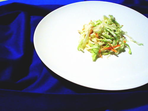 389.レンジで簡単　キャベツのマスタードマリネ