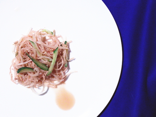 391.もやしときゅうりのごま酢和え