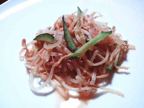 391.もやしときゅうりのごま酢和え