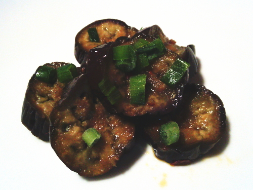 403.レンチンで簡単！なすのピリ辛ナムル