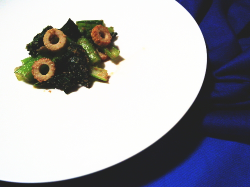 410.小松菜とちくわのごまあえ