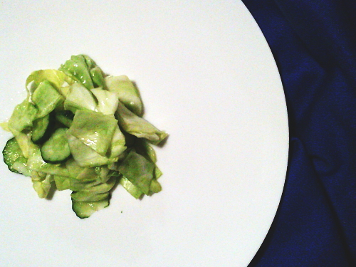 412.キャベツときゅうりの即席漬け