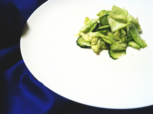 412.キャベツときゅうりの即席漬け