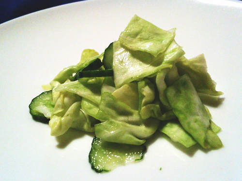 412.キャベツときゅうりの即席漬け