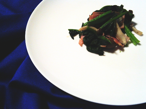 413.シンプルだけど鉄板！ほうれん草のソテー