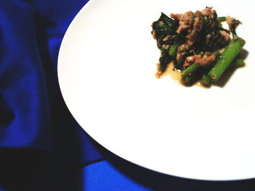 414.ツナと春菊のごま和え