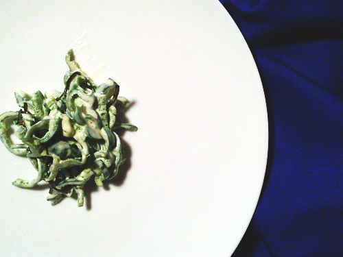 416.ピーマンの塩昆布マヨ和え