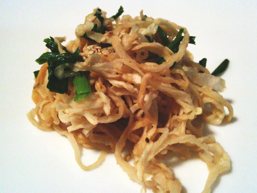 424.切り干し大根とニラのさっぱりナムル