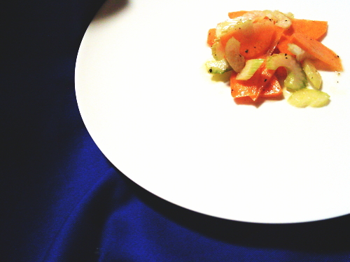 428.セロリとにんじんのマリネ