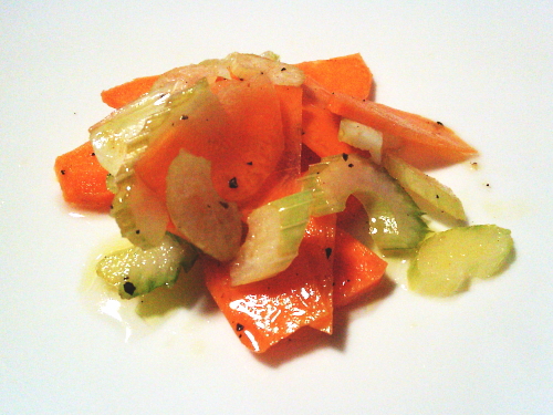 428.セロリとにんじんのマリネ